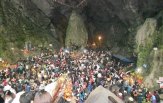 inside cave